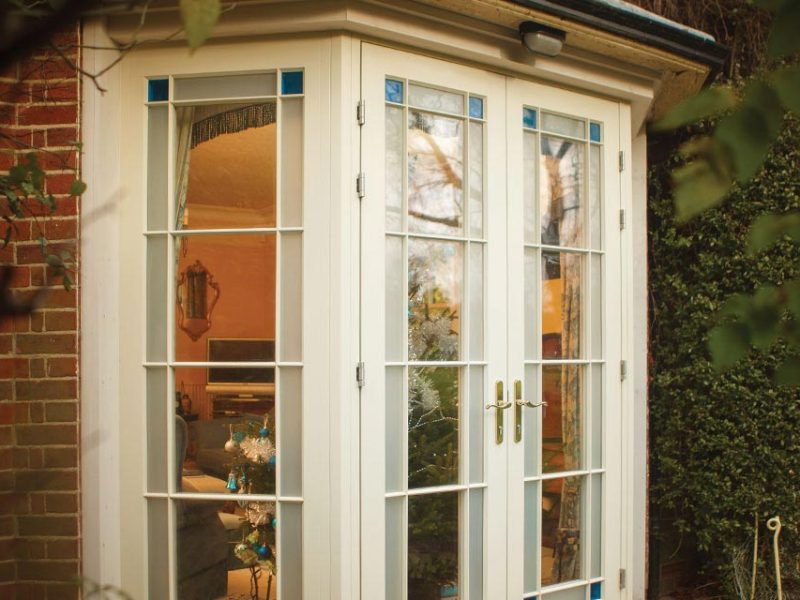Bereco french doors with glass by Jewel Windows
