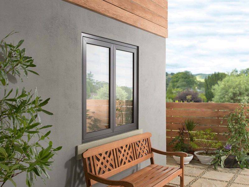 Flush Sash Windows of a house manufactured by Jewel Windows