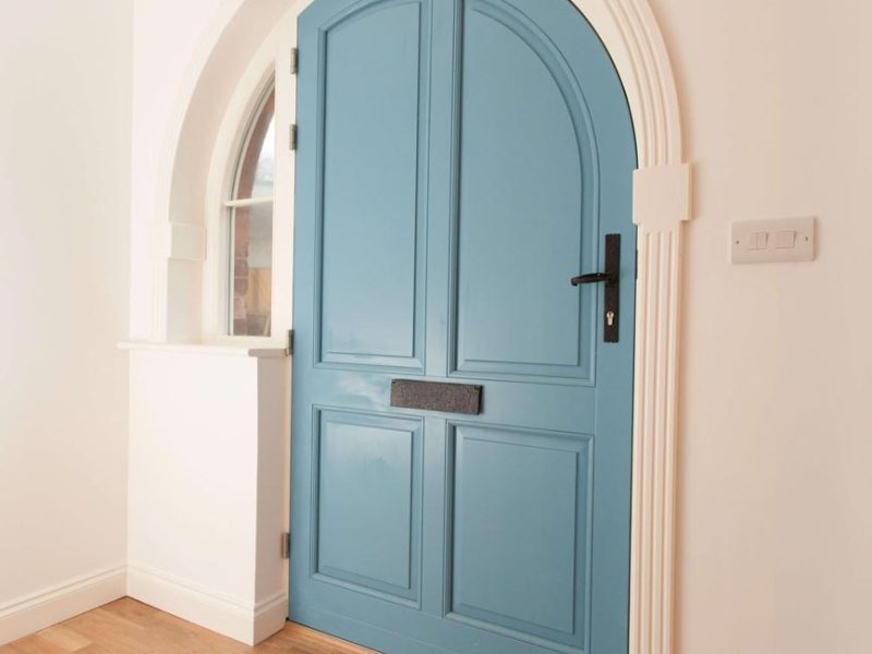 Blue Internal Door Entrance