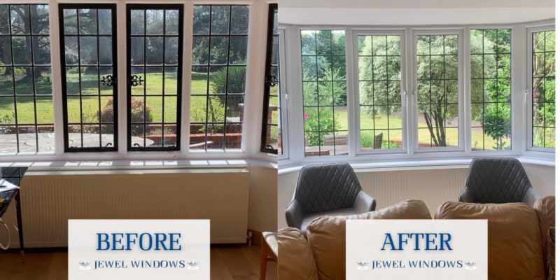 Before and after window installation surrey