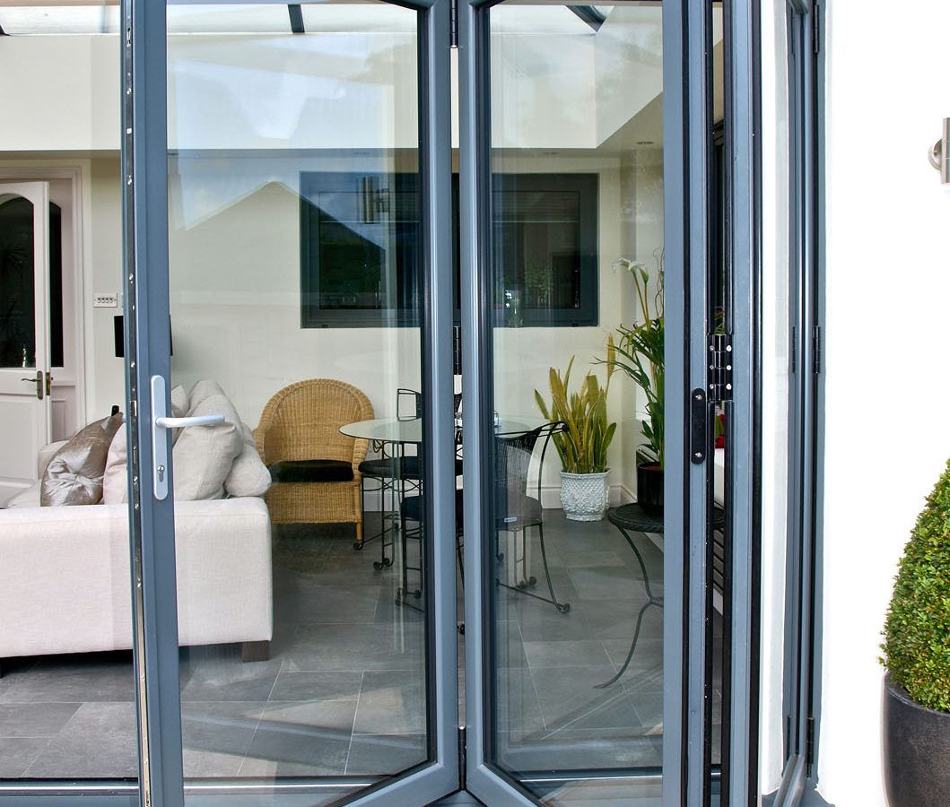 aluminium bifold door installation