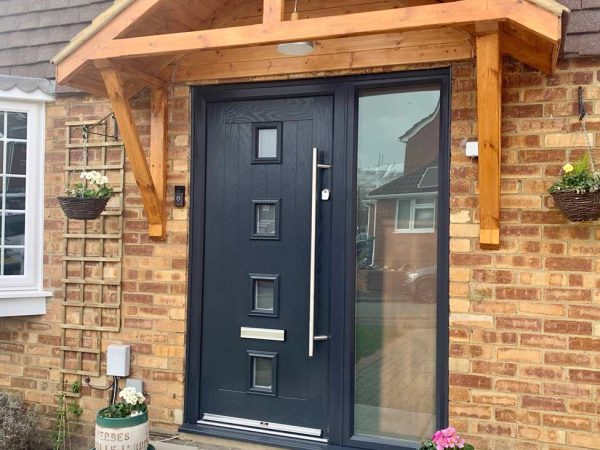 black composite front doors guildford 