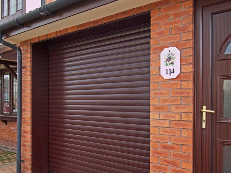Roller Garage Brown Doors