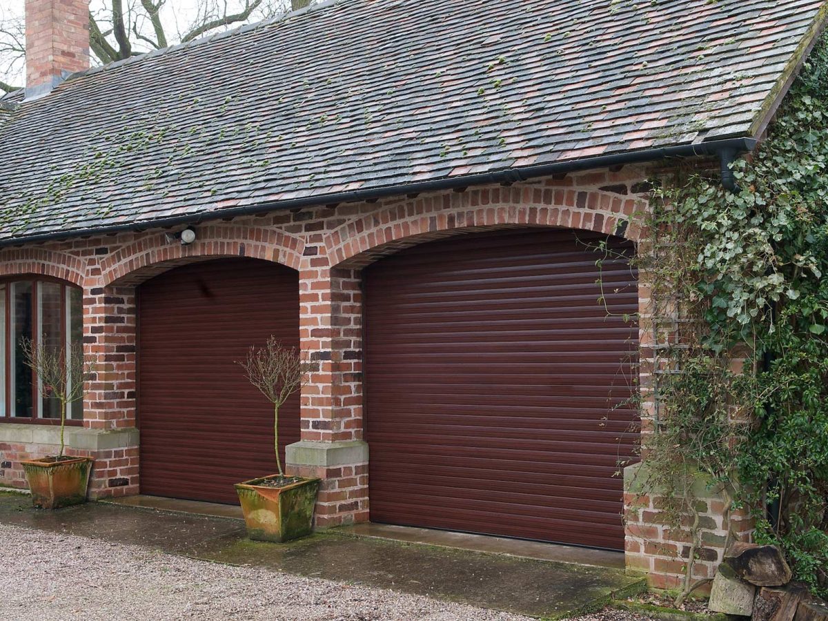 Roller Garage Doors - Brown