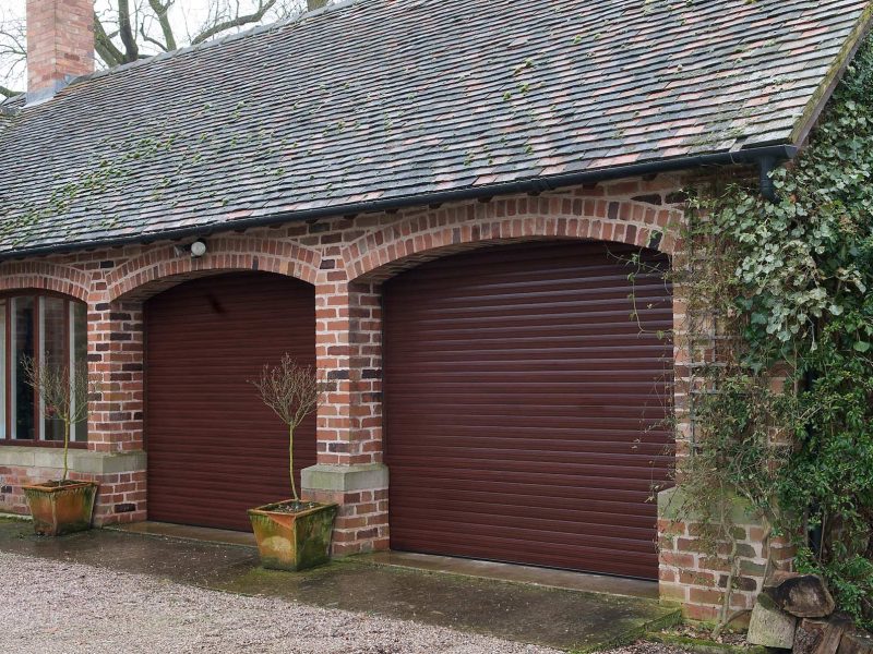 Roller Garage Doors - Brown
