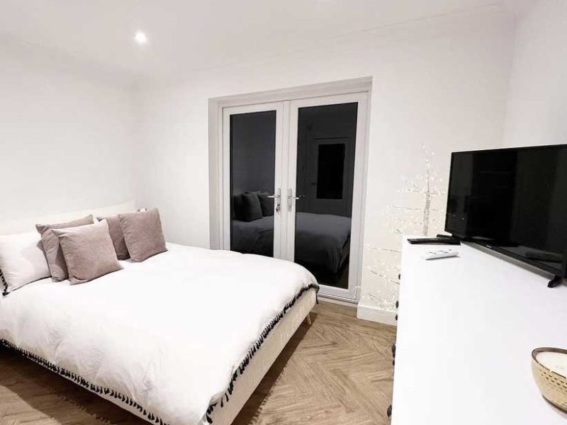 White Internal French Door Installation