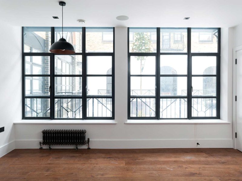 Square Steel Alternative Windows