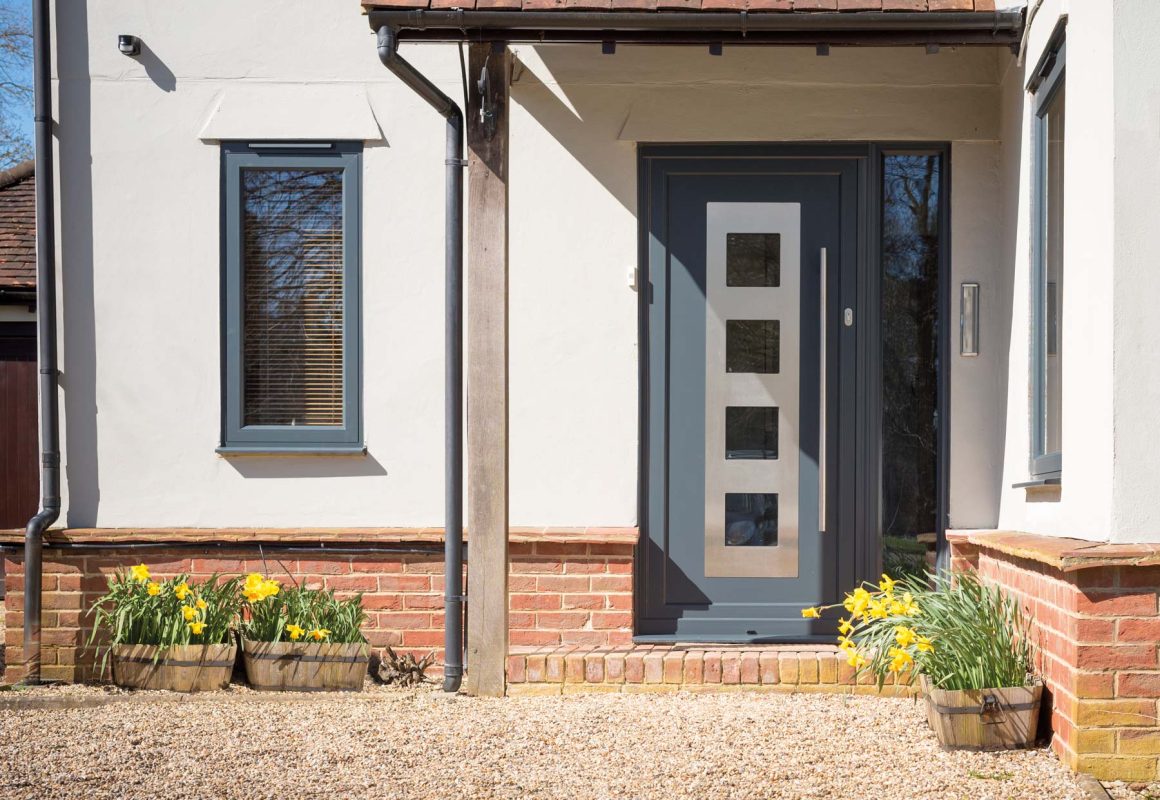 double glazed front door trends