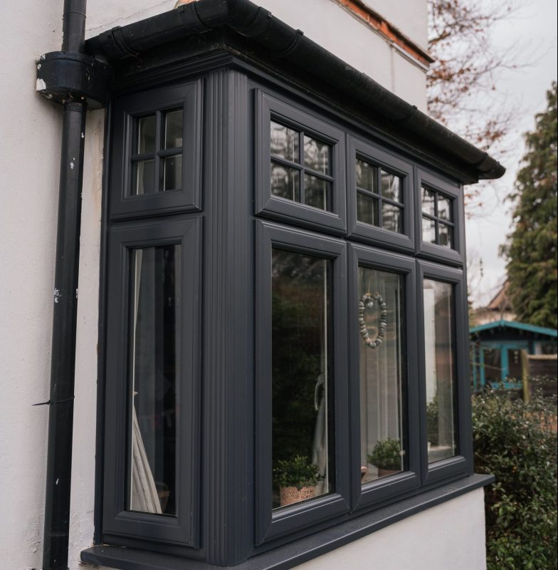 black upvc windows surrey