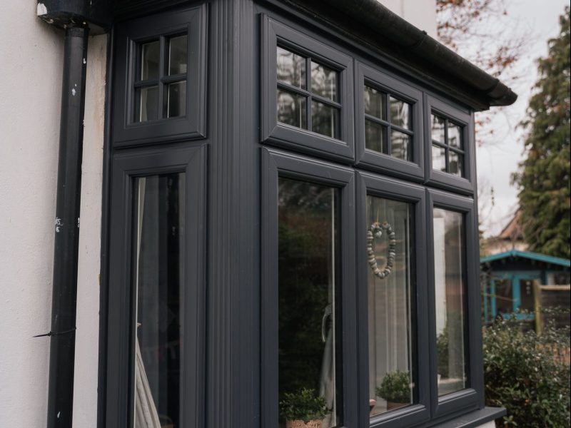 black upvc windows surrey