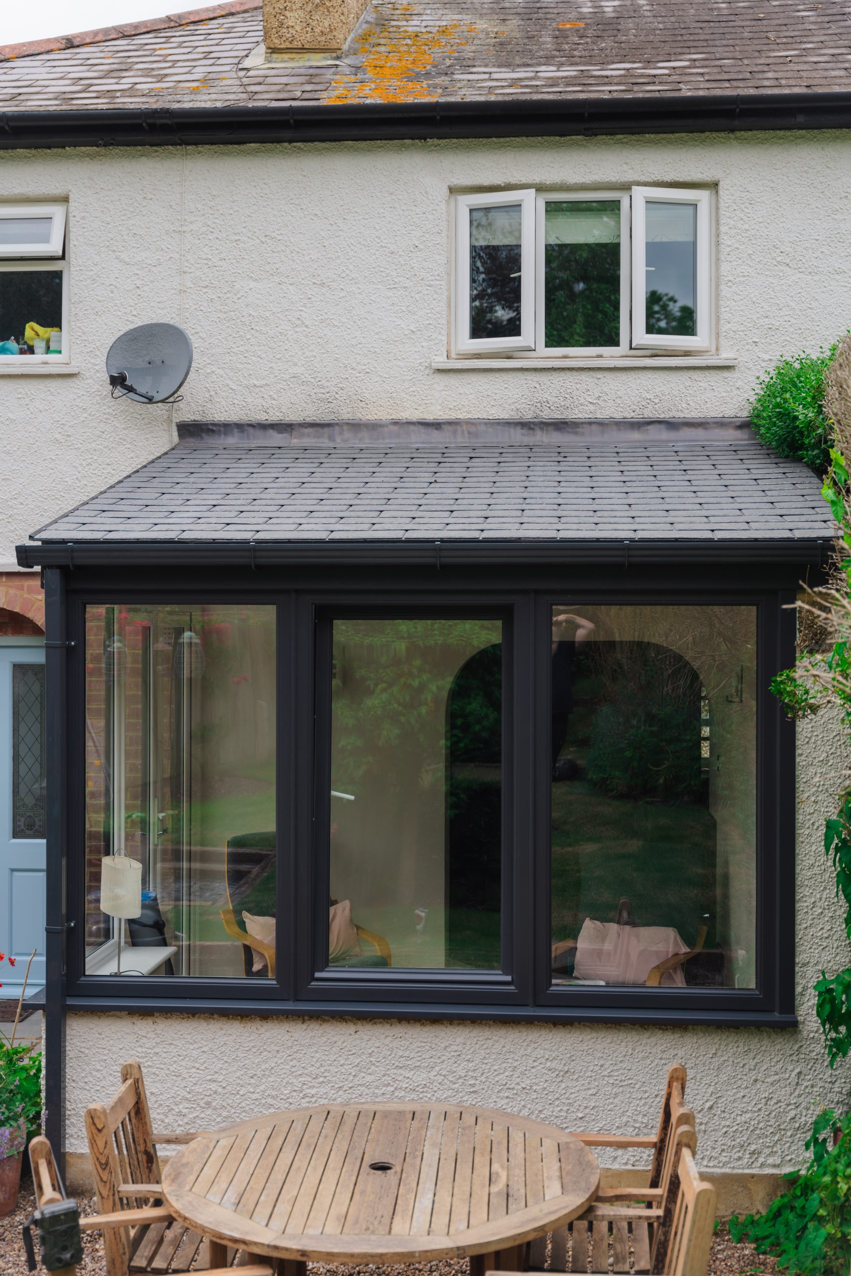 warm solid and tiled roof