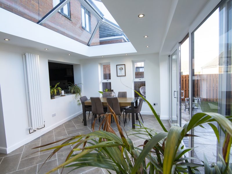 glass roof house extensions