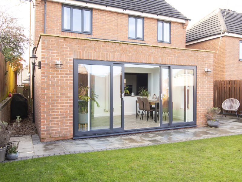 sliding doors house extension