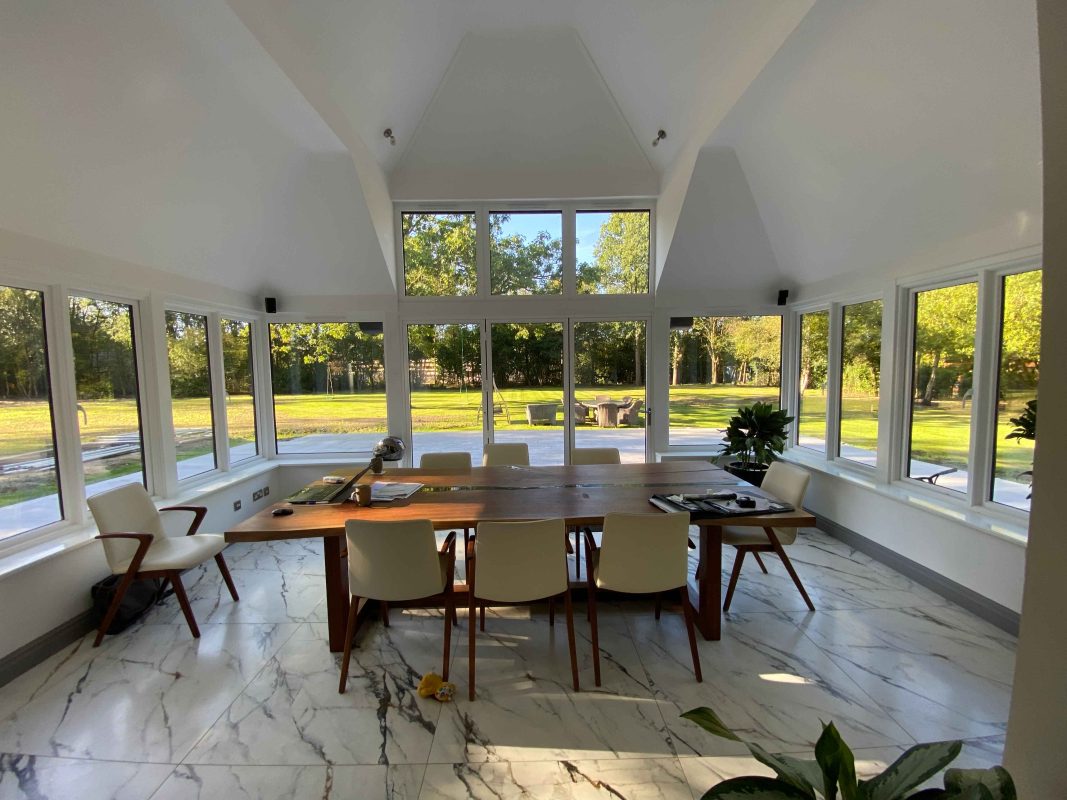 custom built house extension
