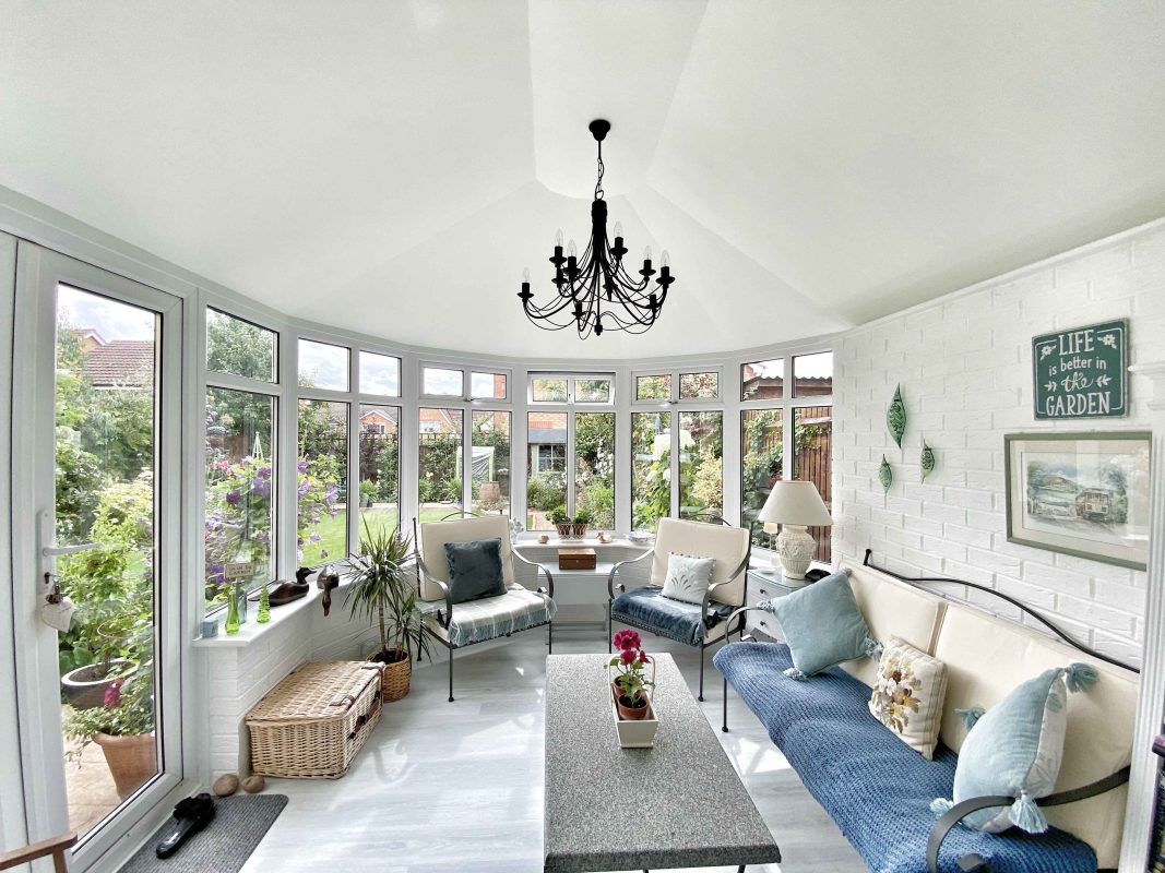 warm roof conservatory interior
