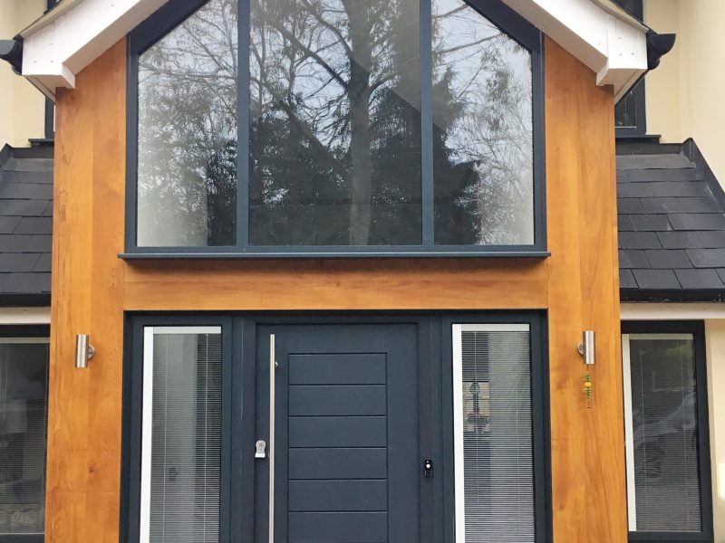 aluminium front of house windows