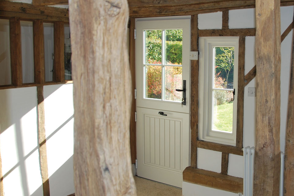 timber front door prices